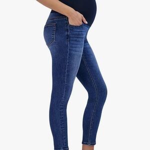 Savi Parker Maternity Belly Band Ankle Jean. 27” inseam. NWT.